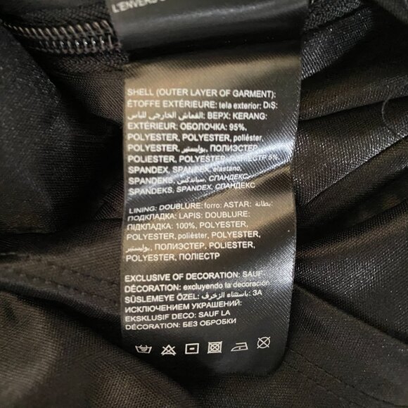 Bebe Black Sheer Maxi Skirt w Sequin Detailing Throughout Size 10 - Picture 9 of 9